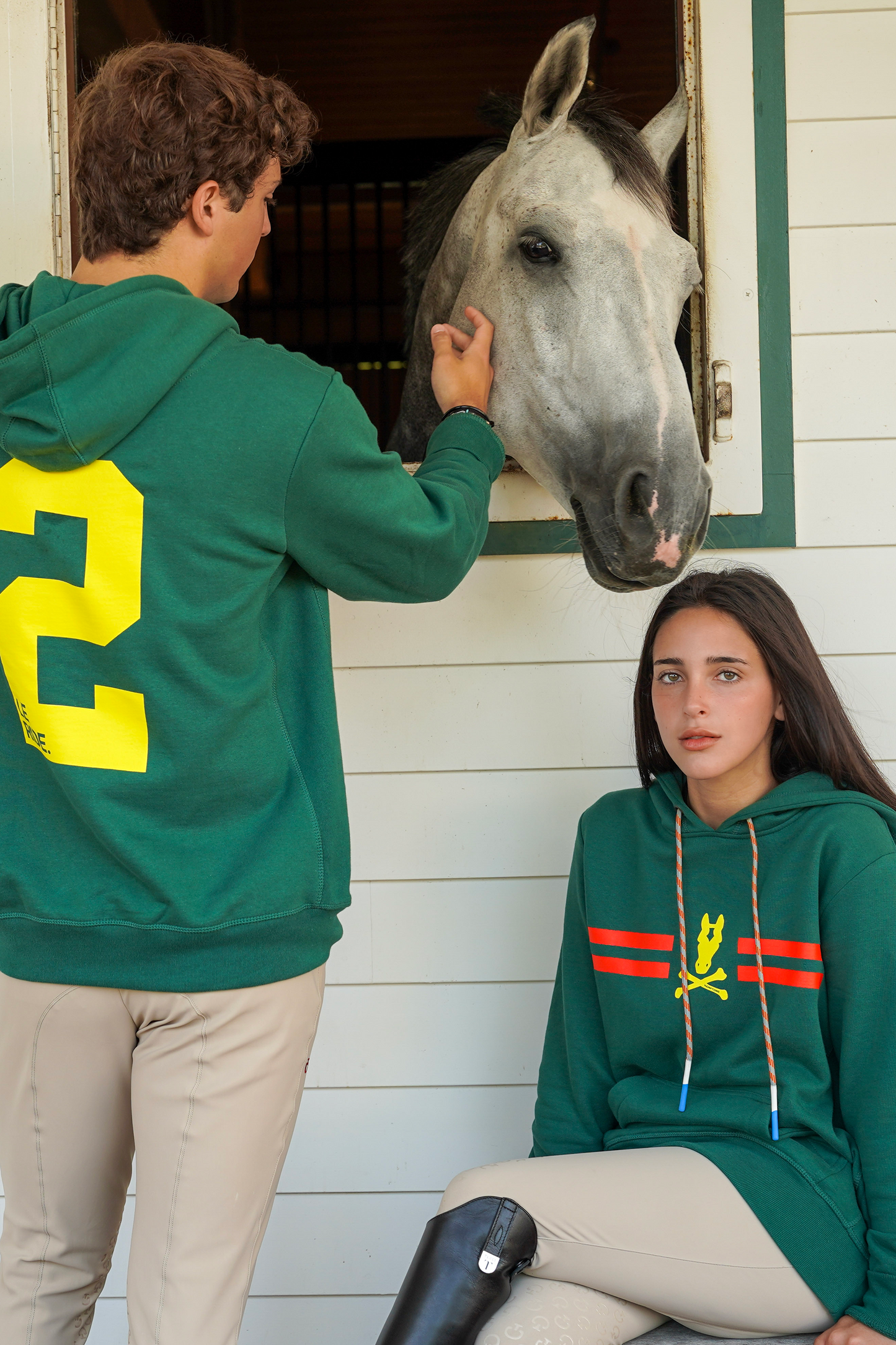 Hoodie Le Ride - Bottle Green