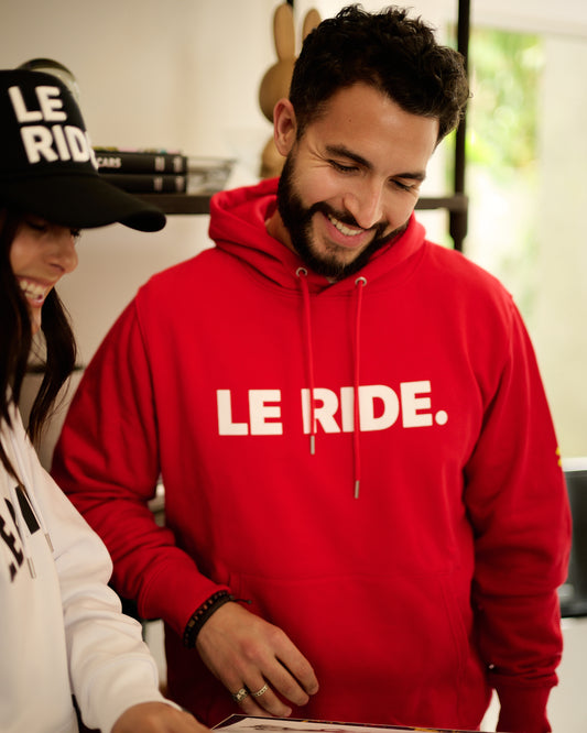 Red LE RIDE. Sweatshirt
