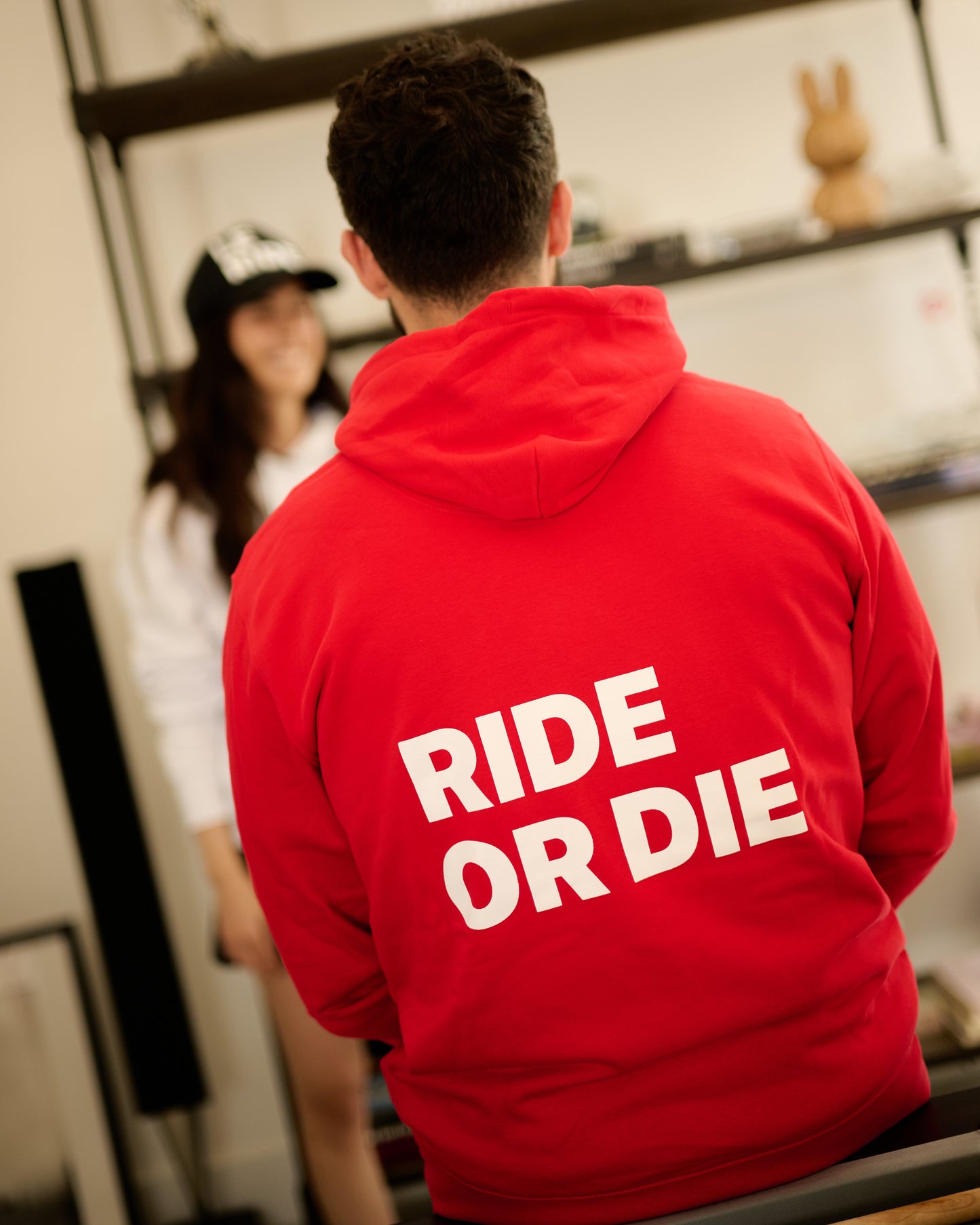 Red LE RIDE. Sweatshirt