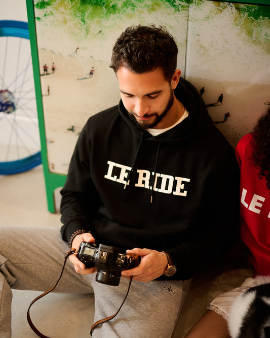Black LE RIDE. Sweatshirt