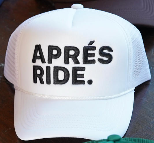 Trucker HAT WHITE - Embroidery